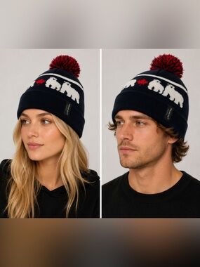 🇨🇦 Polar Ice Vodka Polar Bear Toque 🐻‍❄️Brand New